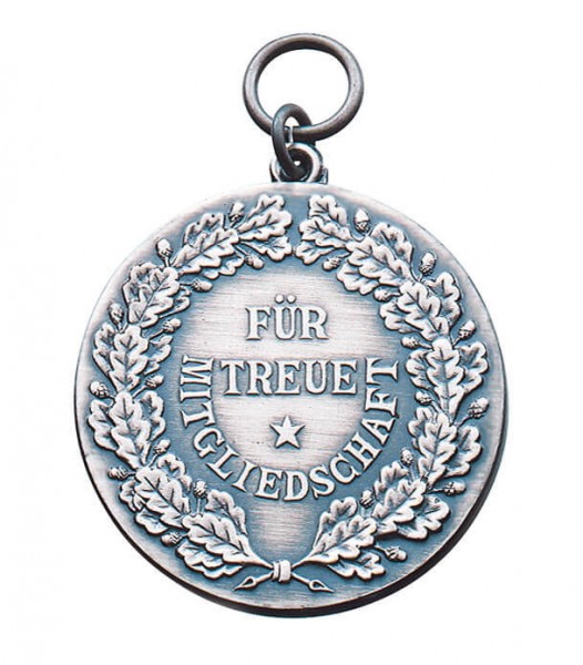 Medaille "Für treue Mitgliedschaft" mit Gravurfeld